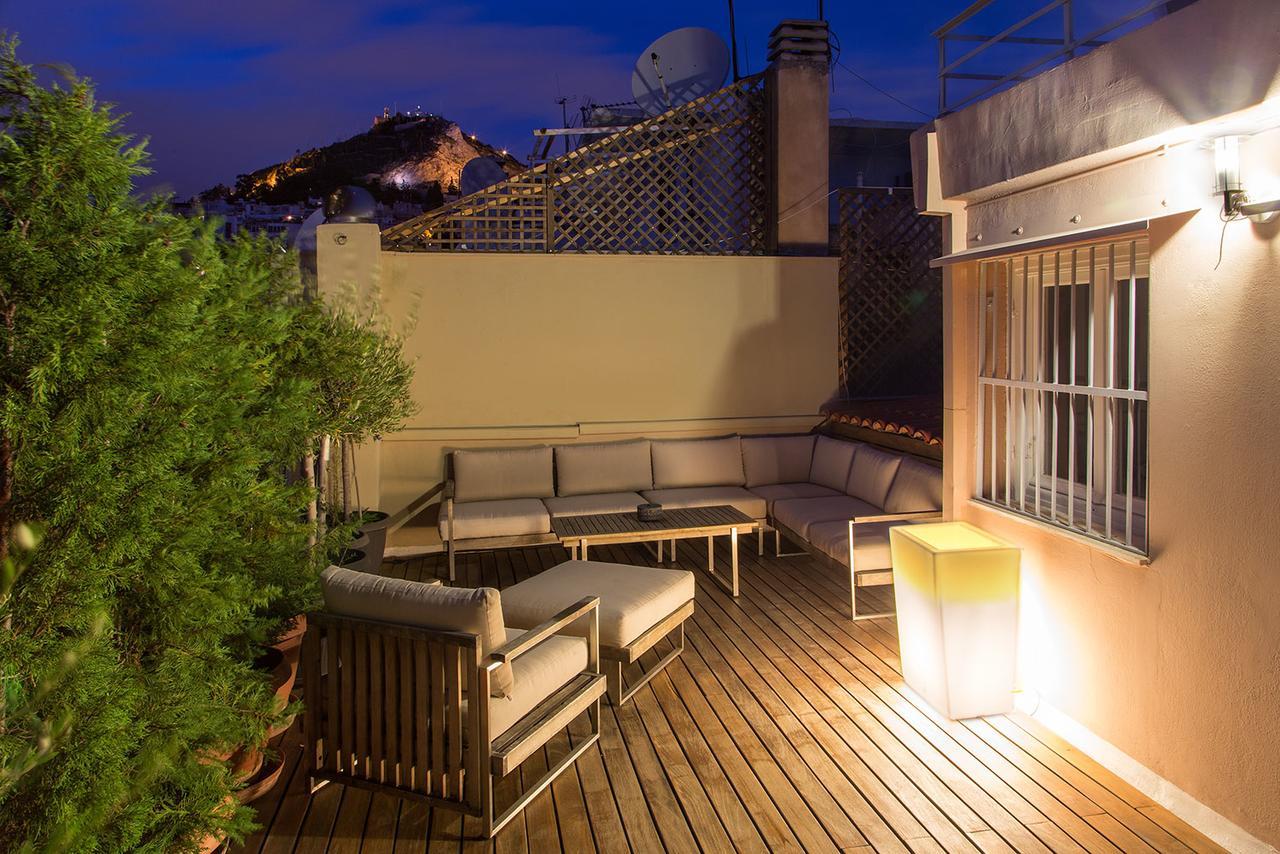 Beautiful Penthouse In Athens With Outside Jacuzzi Apartment Exterior foto